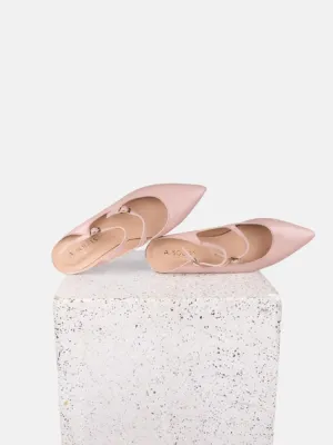 Tivoli 2 Strap Flats in Blush