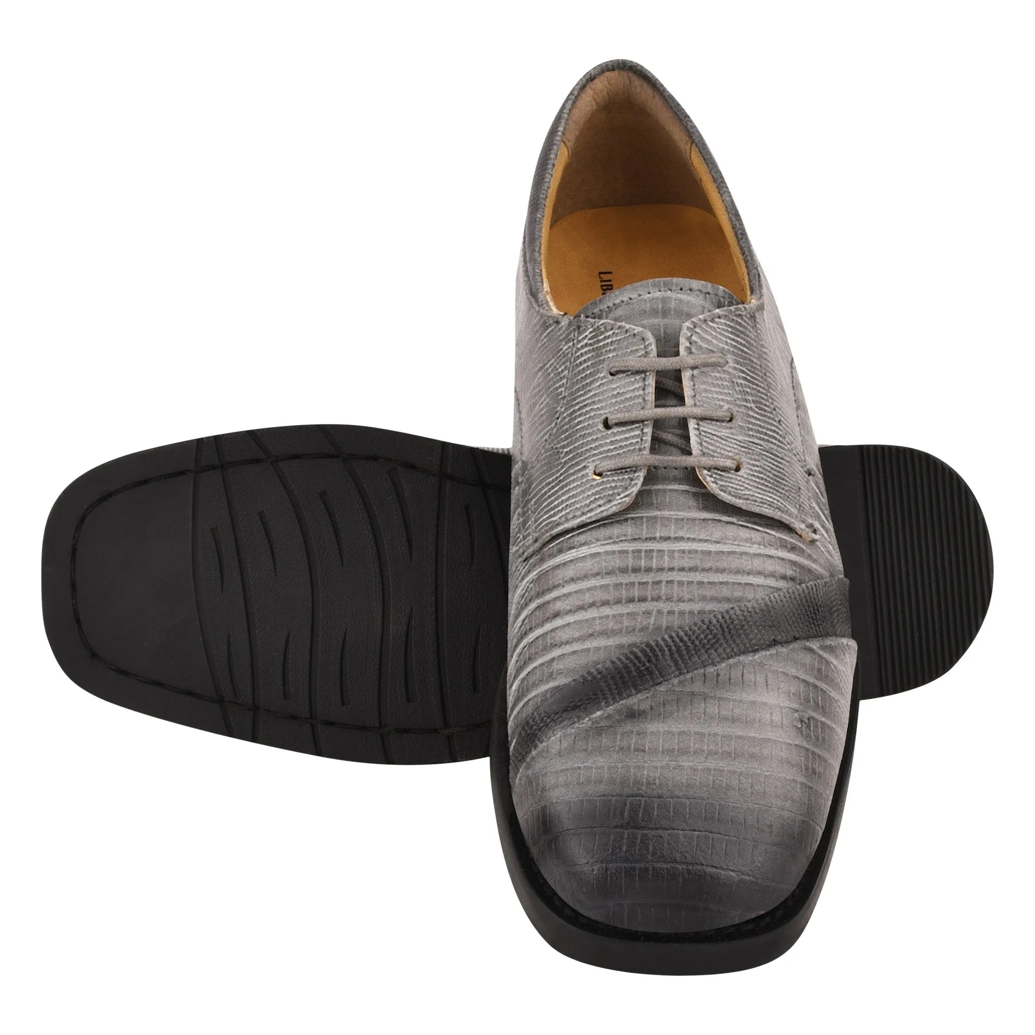 Trevor Leather Oxford Style Boys Dress Shoes