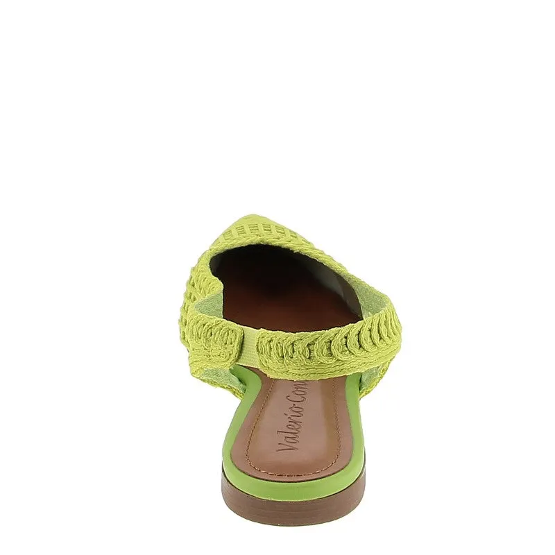 Valerio Conte 373252 Citrus Slingback Flat