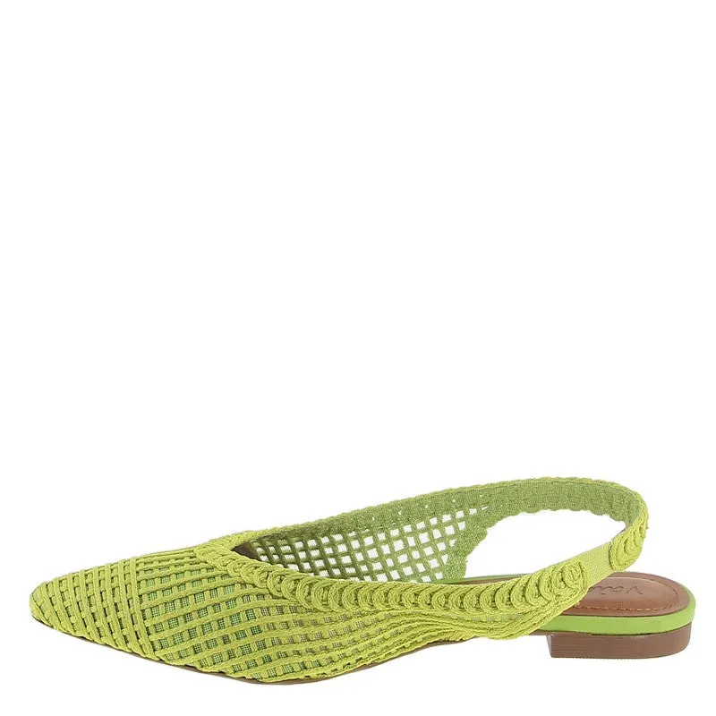 Valerio Conte 373252 Citrus Slingback Flat