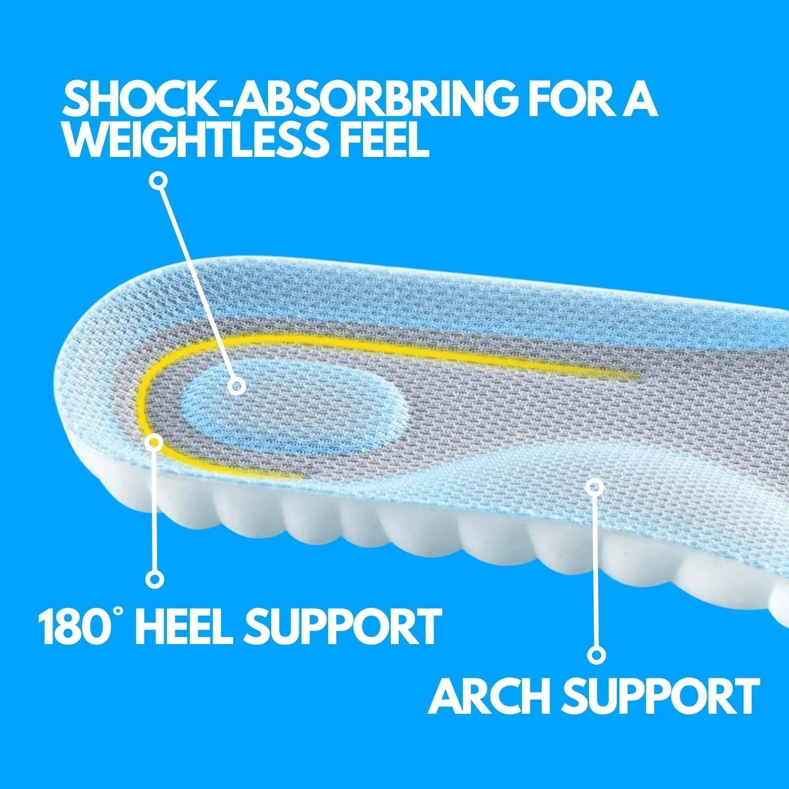 WalkingCloud™️ - Memory Foam Insoles