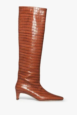 WALLY BOOT | SADDLE CROC EMBOSSED