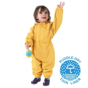 Waterproof Puddle Dry One Piece Rain Suit | Yellow