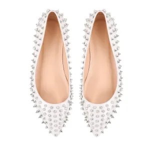 White Rivets Flats