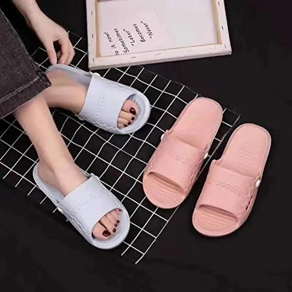 Women's Comfy Indoor Open-Toe Sky Blue EVA Slides