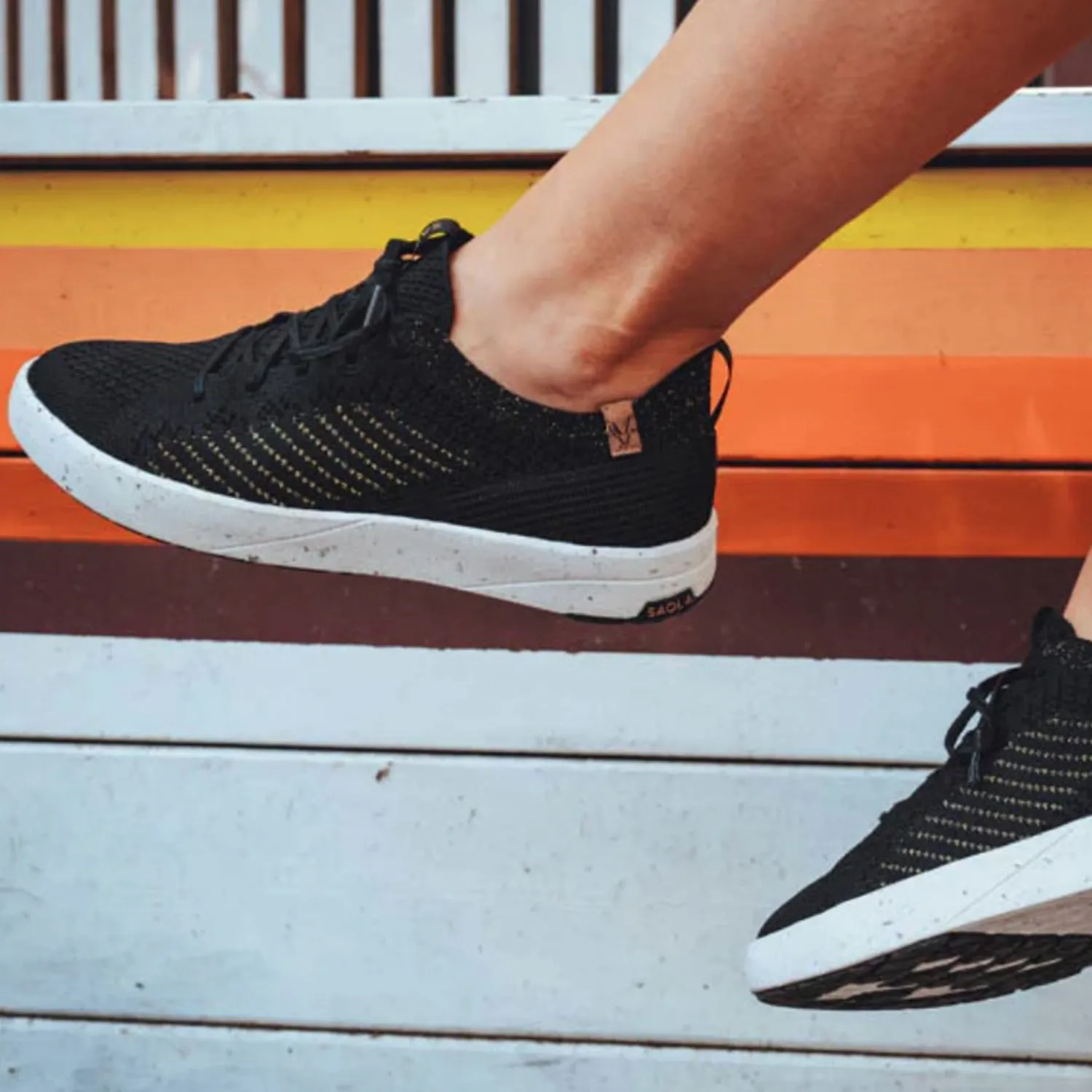 Women's Saola Cannon Knit 3 Black/Gold