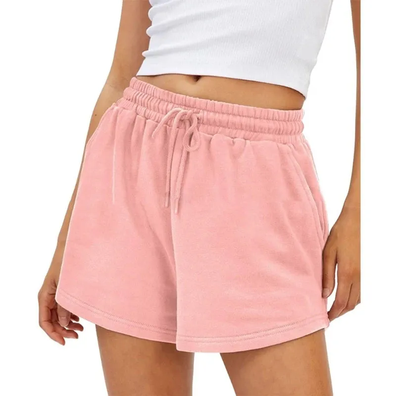 Womens Sweat Shorts Casual Loose Athletic Shorts Running Shorts Dropship